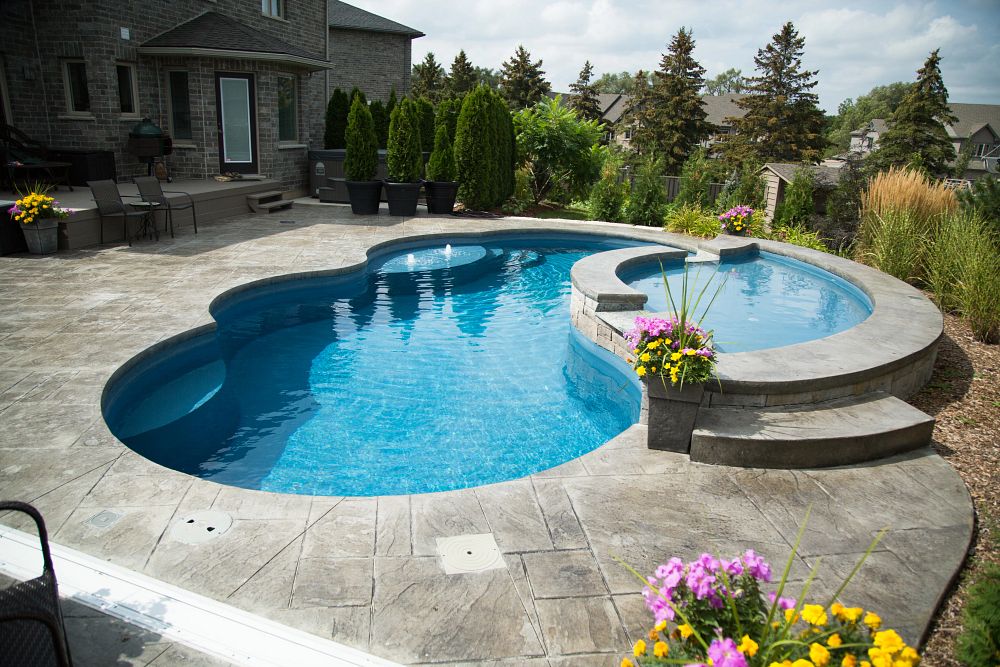 Latham Fiberglass Picasso inground pool